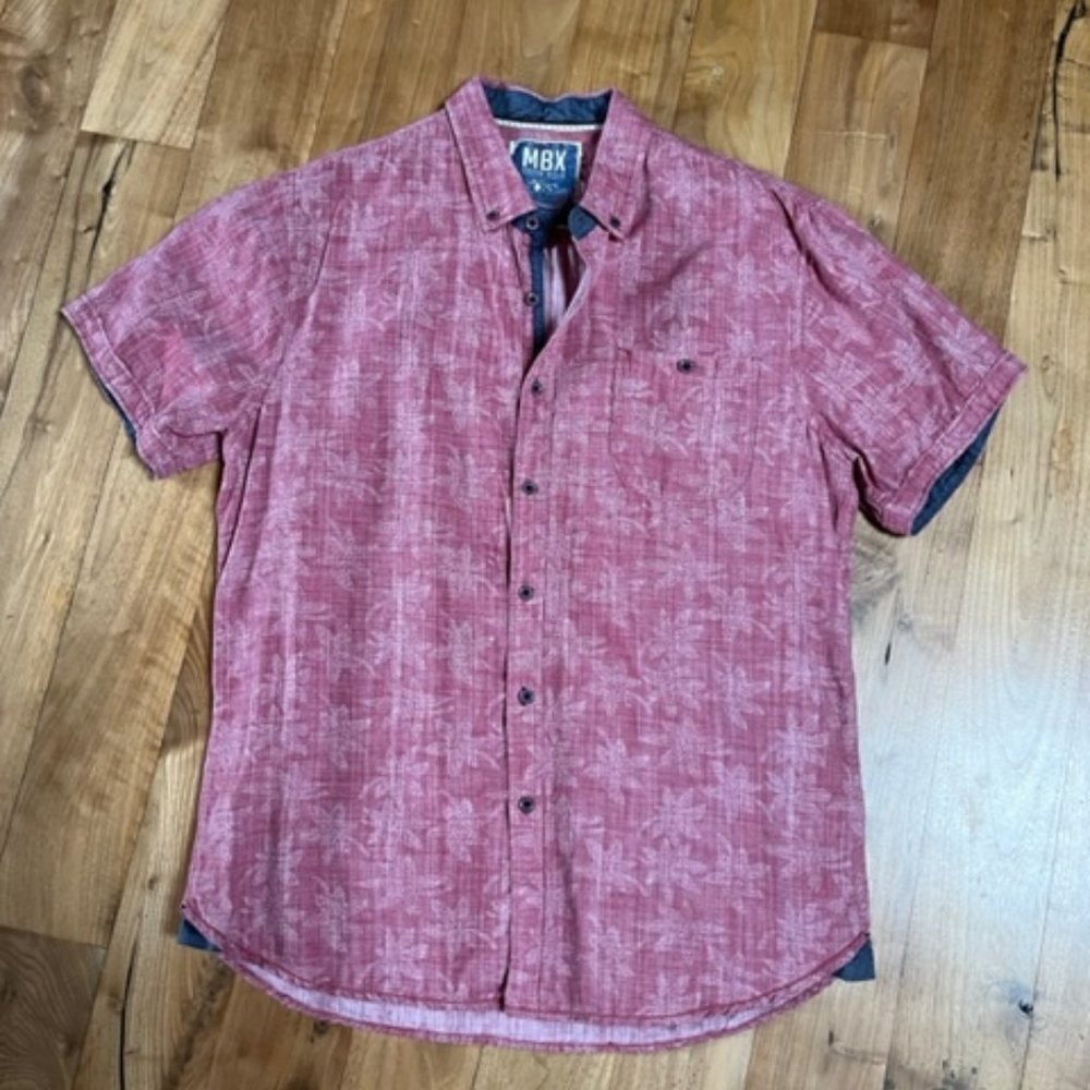 MBX Denim Wear Button Down Shirt / Size X-Large